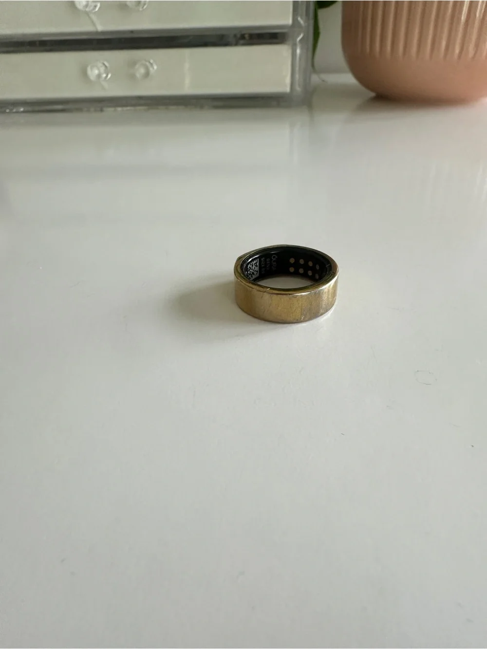 Oura Gold Tone Smart Ring